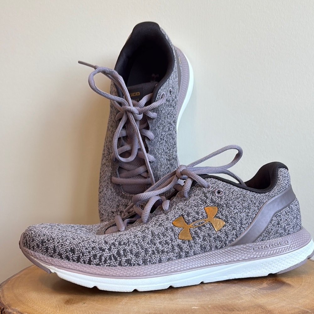 Under Armour Women's Athletic Shoes in Gray and purple